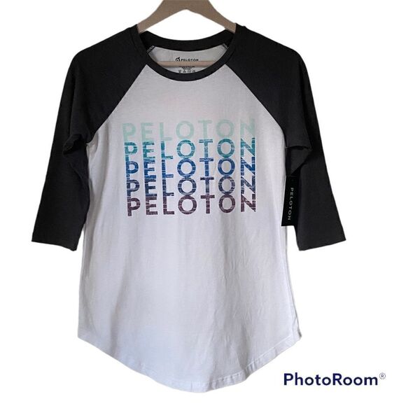 PELOTON Long Sleeve Baseball Tee NWT - Picture 4 of 15